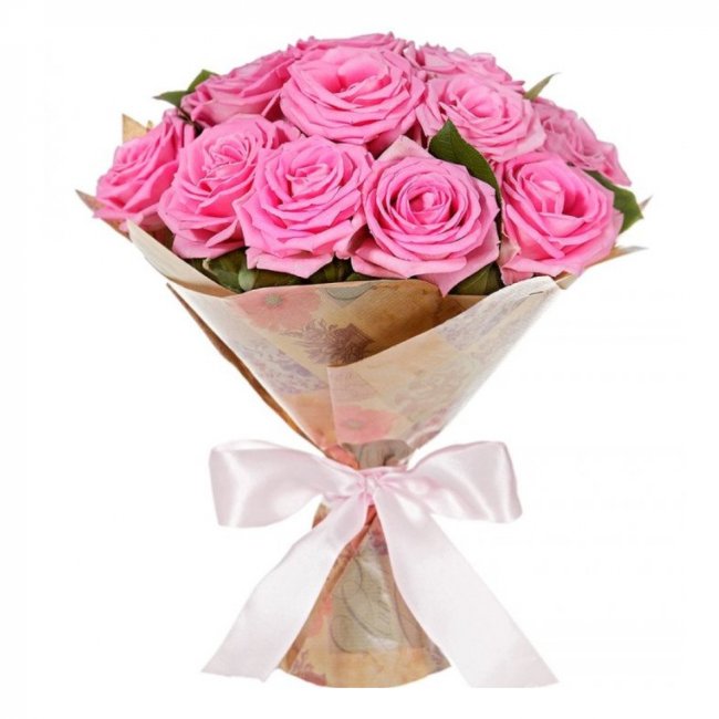 Букет цветов "Букет из розовых роз"